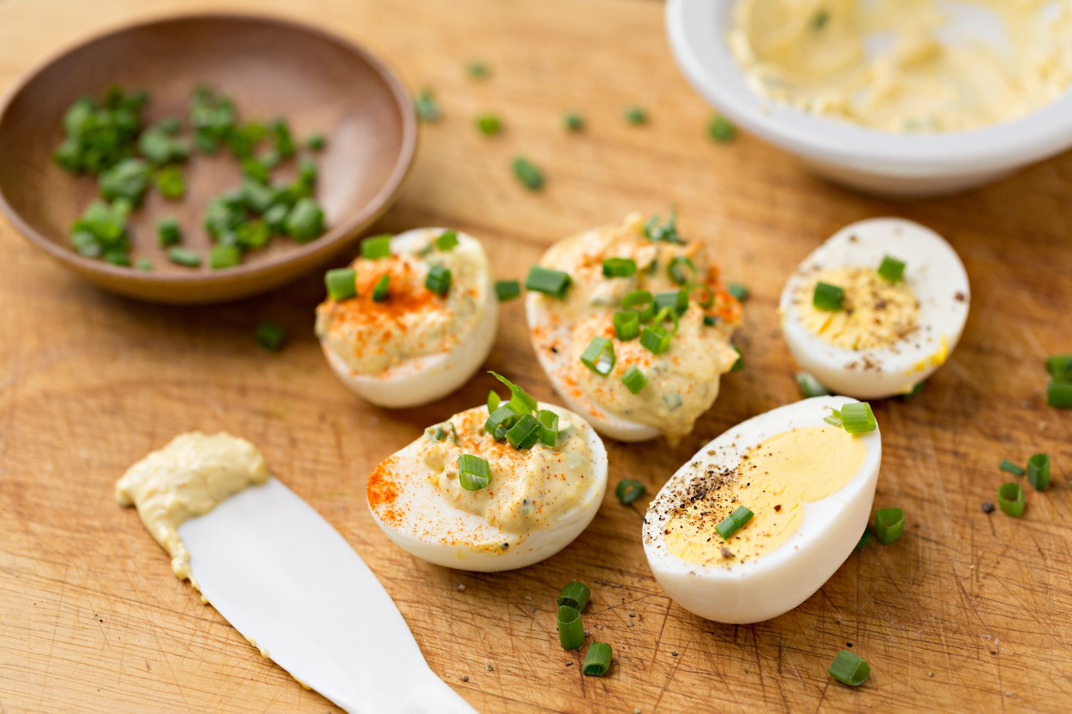 deviled eggs